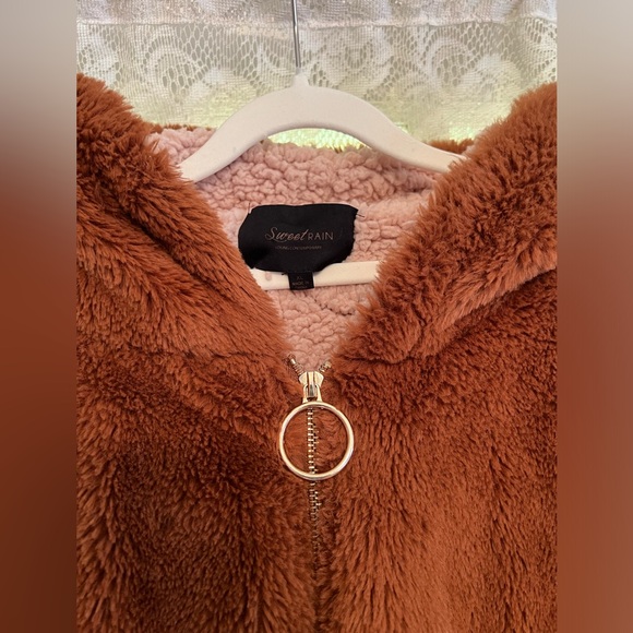 Sherpa Lined Retro Teddy Bear Jacket 🧸🪩 - Picture 2 of 5